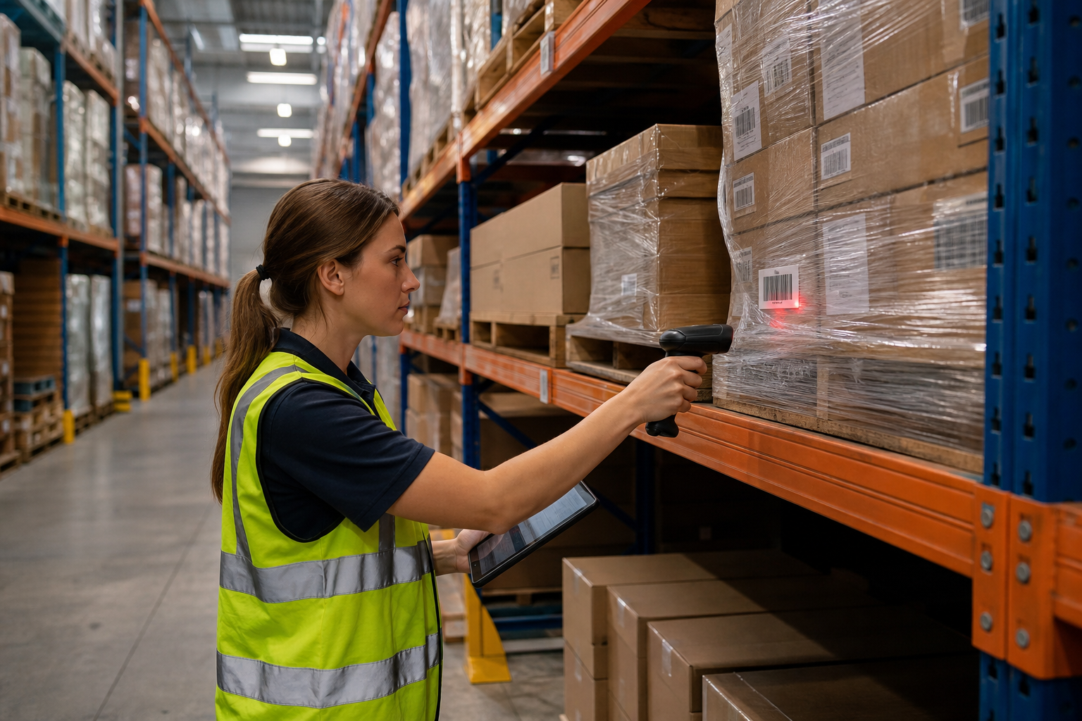 Industrial warehouse and inventory management