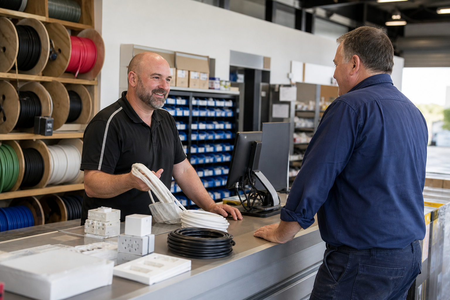Professional B2B trade counter and wholesale operations