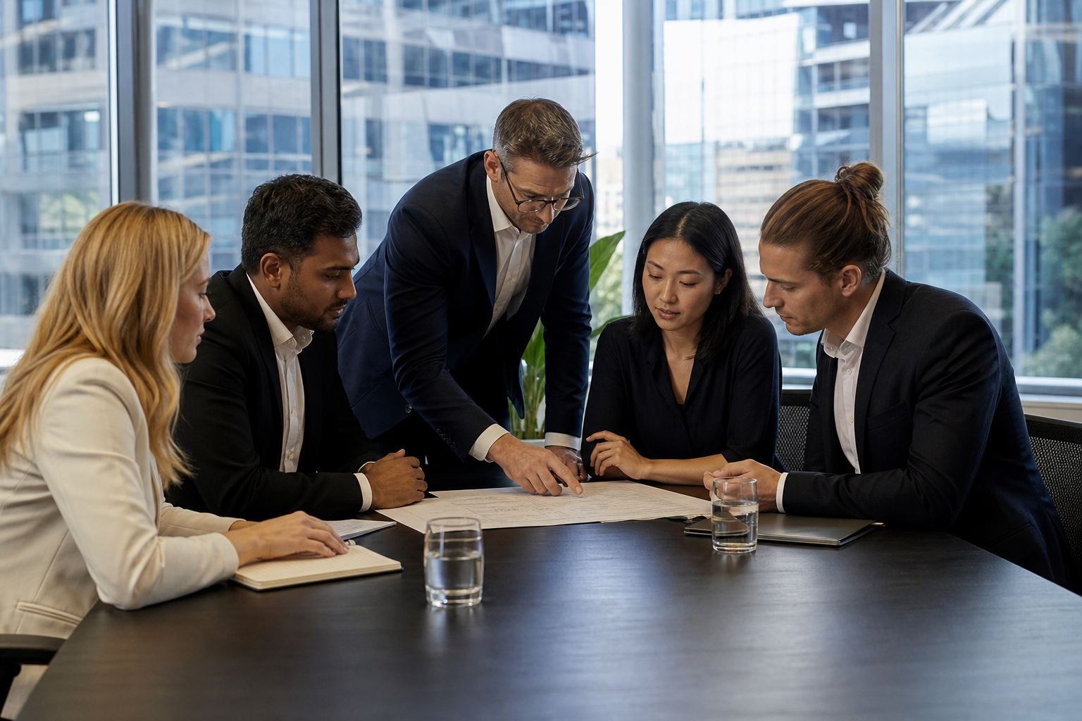 Commercial partnership and office coordination